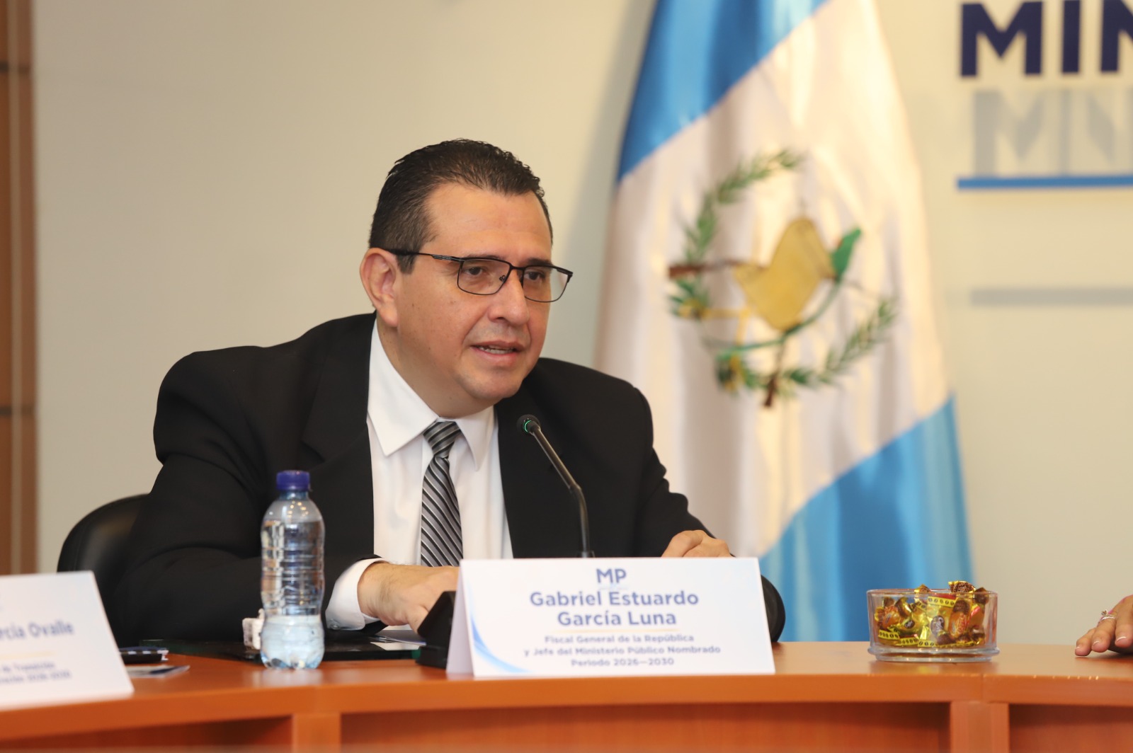Fiscal General y jefe del Ministerio Público, Gabriel Estuardo García Luna. Foto MP.
